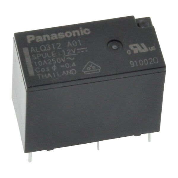 ALQ312 Röle 1kontak 10A 12V DC Pcb 4pin