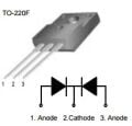 MBRF20100CT 20A 100V Schottky  Diyot TO220