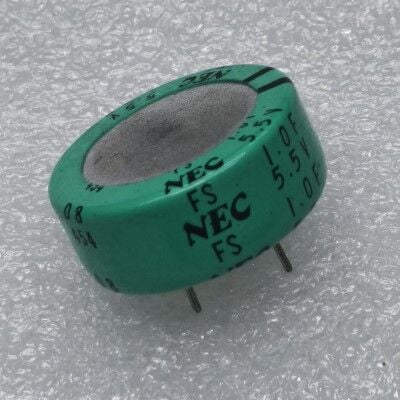 1.0F 5.5V Süper capasitör