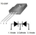FHF20100 Schottky barrier diode 2X10A 100V TO220