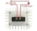 AC 220V 5000W AC 220V 5000W Motor Hız, ısı, Dimmer Kontrol Kartı
