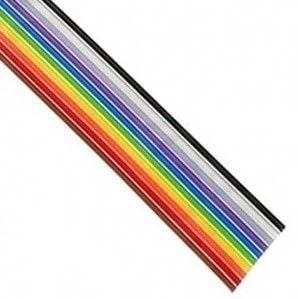 40Pin Kablo Flat 1.27mm 28AWG 7x0.1mm Rekli