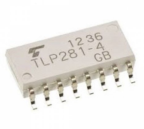 TLP281-4 PHOTOCOUPLER GaAs IRED & PHOTO-TRANSISTOR