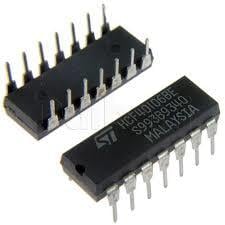 CD40106BE Hex inverting Schmitt trigger DIP14