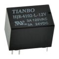 HJR-4102-L-12VDC  Röle 1kontak 3A 12V DC Pcb 6pin