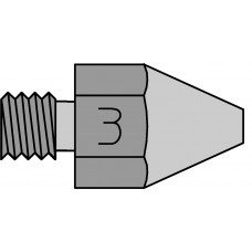 Weller DS 113HM vakum ucu İç çapı : 1,2 mm  Dış çapı : 2,5 mm