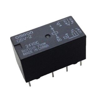 G5V-2-DC24V  Röle 2kontak 2A 24V DC Telekom 8Pin