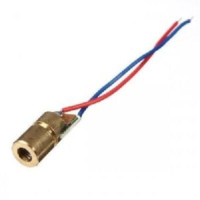 5v 6mm 650nm 5mW Red Dot Head Copper Lazer