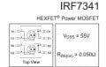 IRF7341 Mosfet N-channel Dual 4,7A 55V SO8