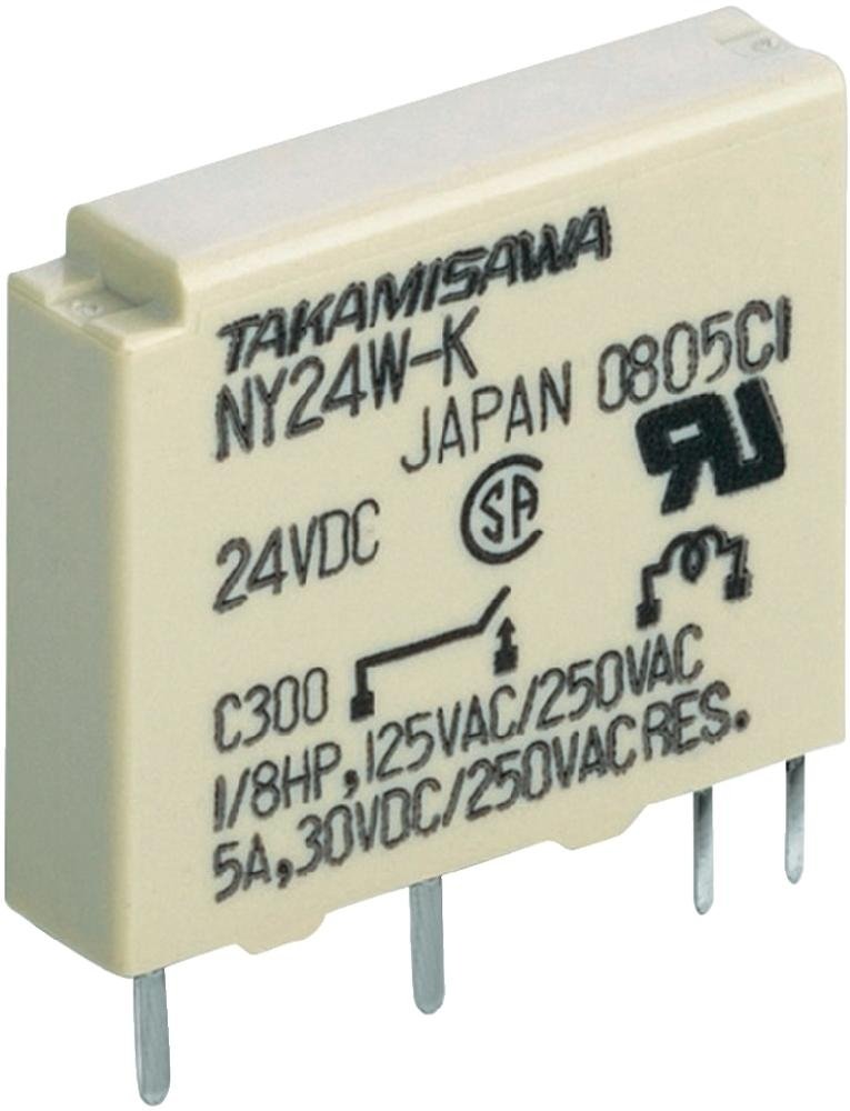 NY24W-K Röle 1Kontak Slim 5A 24V DC 4pin