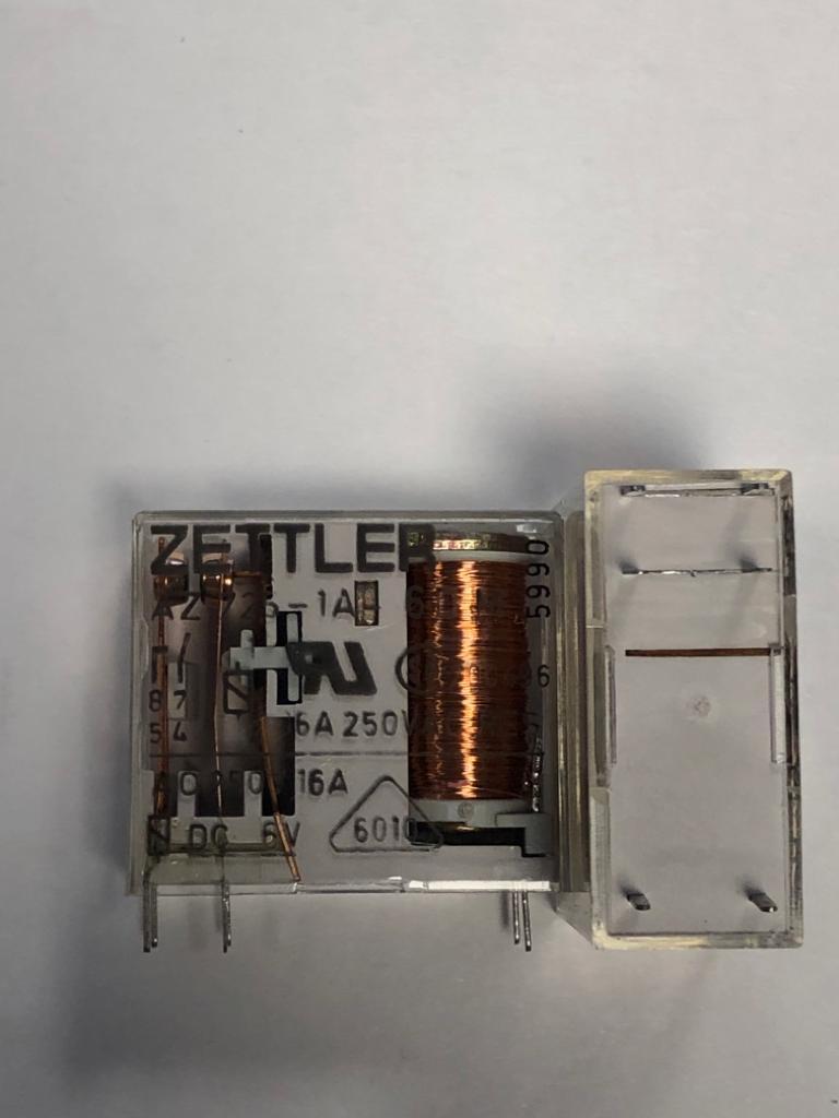 AZ725-1A-6DM Röle 1Kontak 16A 6V DC 6pin PCB