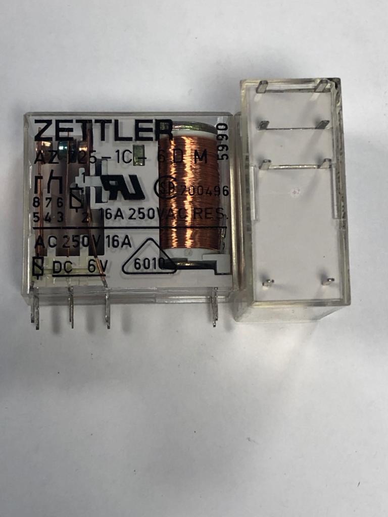 AZ725-1C-6DM Röle 1Kontak 16A 6V DC 8pin PCB
