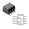 HCPL-063L High Speed LVTTL Compatible 3.3 V Optocouplers  SO8