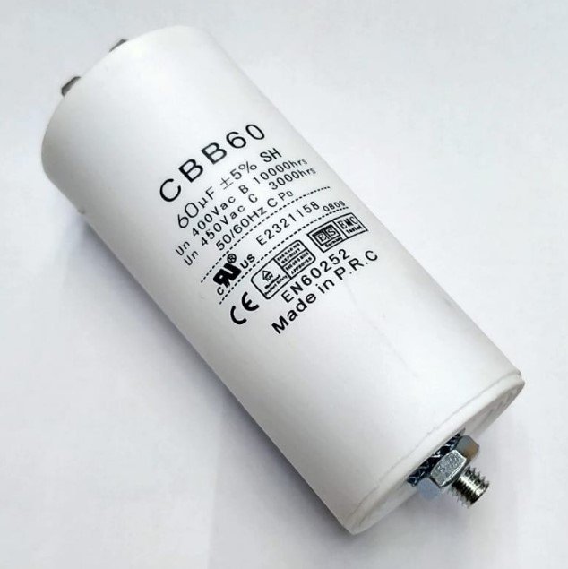 60UF 450VAC 50X110mm STUD