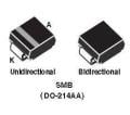 DIODE TVS SMBJ 7V5CA 7,5V 600W DO214AA
