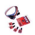4 KANAL ÇİZGİ İZLEYEN SENSÖR SETİ - Arduino