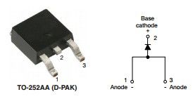 Diode To252 VS-8EWS16S-M3 DIODE 8A 1600V TO252 ( )