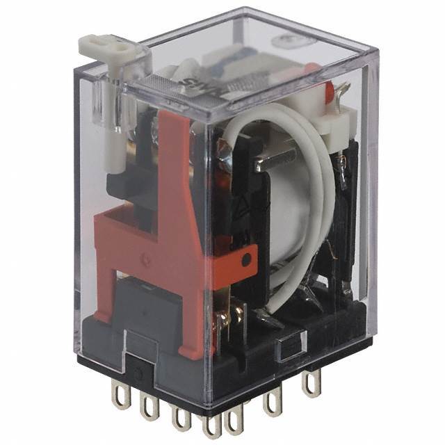 HJ4-T-AC24V Röle 4kontak 6A 24V AC END.Röle söketli 14pin