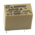 SJ-S-105DMH Röle 1kontak 5V 10A DC Mini pcb 4pin