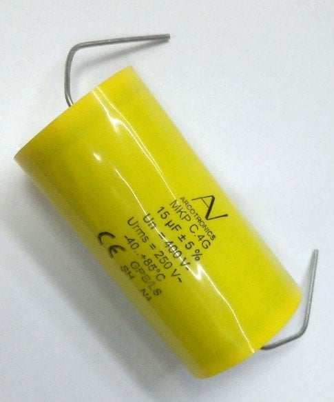 15uf 400V 29X57mm AXIAL