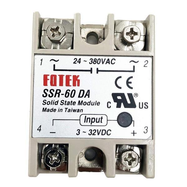 SSR-60DA 60A  3-32VDC Giriş 24-380VAC Çıkış Solid State Röle