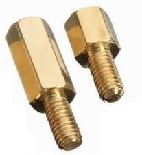﻿45mm Pirinç Dişi-Erkek M3 Vidalı Yükseltme Parçası (Distans)
