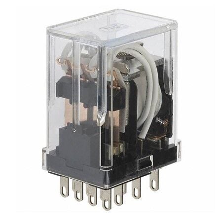 HC4-H-DC24V Röle 4kontak 6A 24V DC END.Röle söketli 14pin