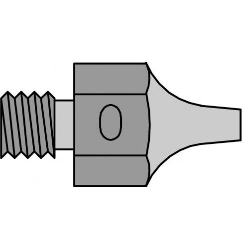 Weller DS 110 vidalı tip vakum ucu İç çapı : 0,7 mm  Dış çapı : 1,9 mm