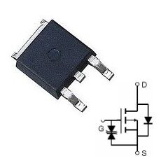 NCE01P18K Mosfet P-channel 18A 100V TO252