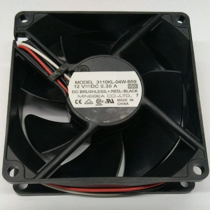 80X80X25mm 12v 0,30A 3uçlu