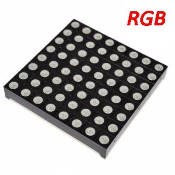 8X8 DOTMATRİX ANOT (60X60MM) RGB LED