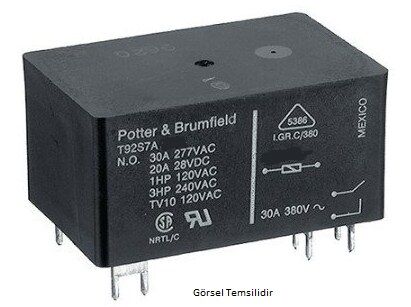 T92S7D12-24 Röle 2kontak 30A 24V Pcb Power Röle