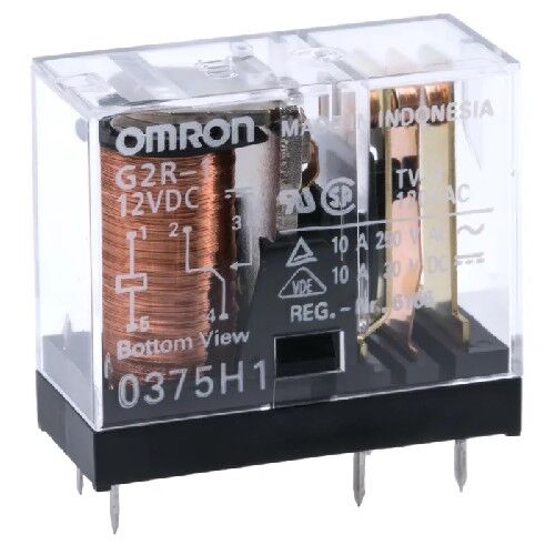 G2R-1-DC12V Röle 1Kontak 10A 12V DC 5pin PCB