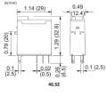 46.52.9.024 Röle 2Kontak 8A 24V DC 8pin Soket